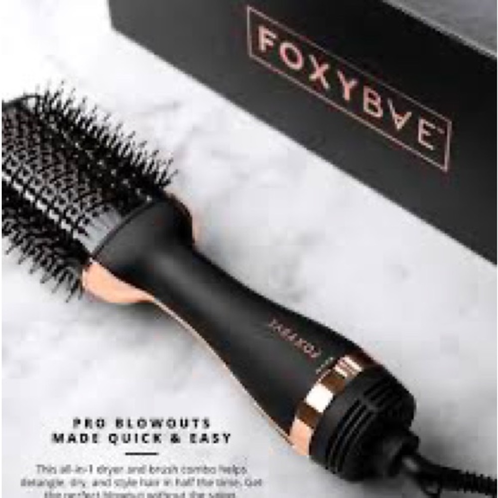 FoxyBae Rose Gold Blowout Dryer Brush Pro
